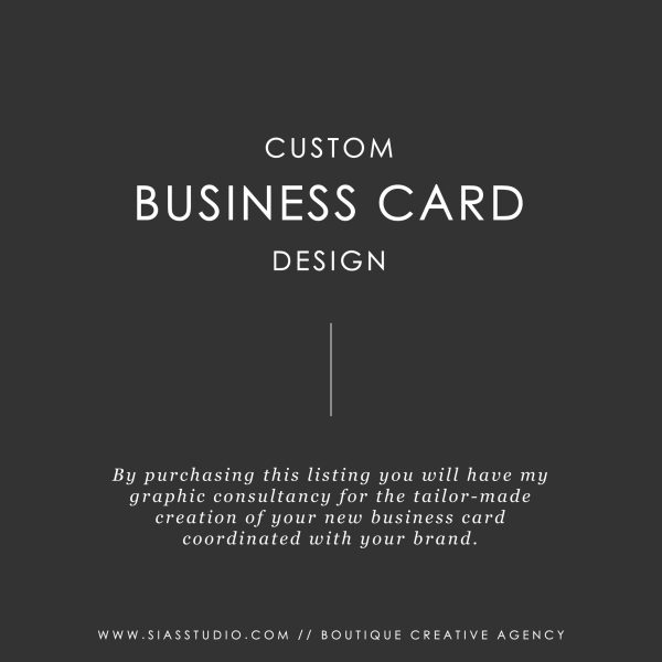 Custom Business card Design