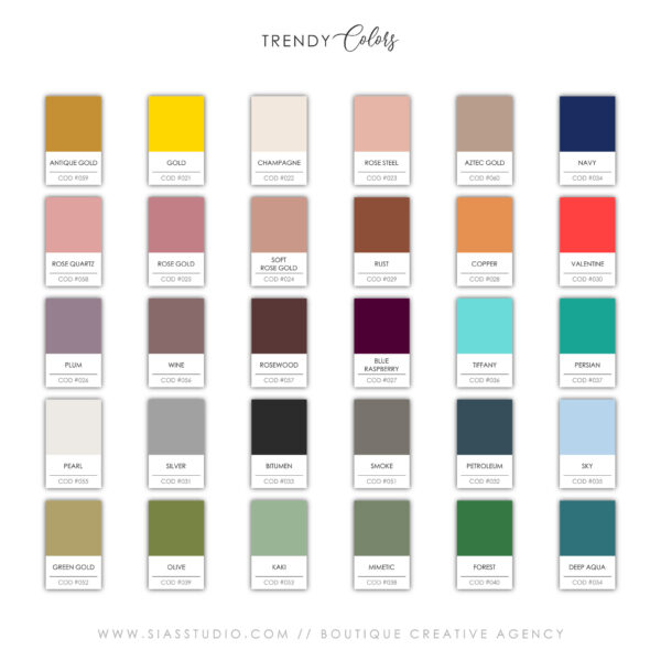 Sias Studio - Blog Trendy Colors