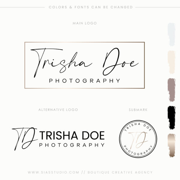 Sias Studio - Trisha Doe Branding package