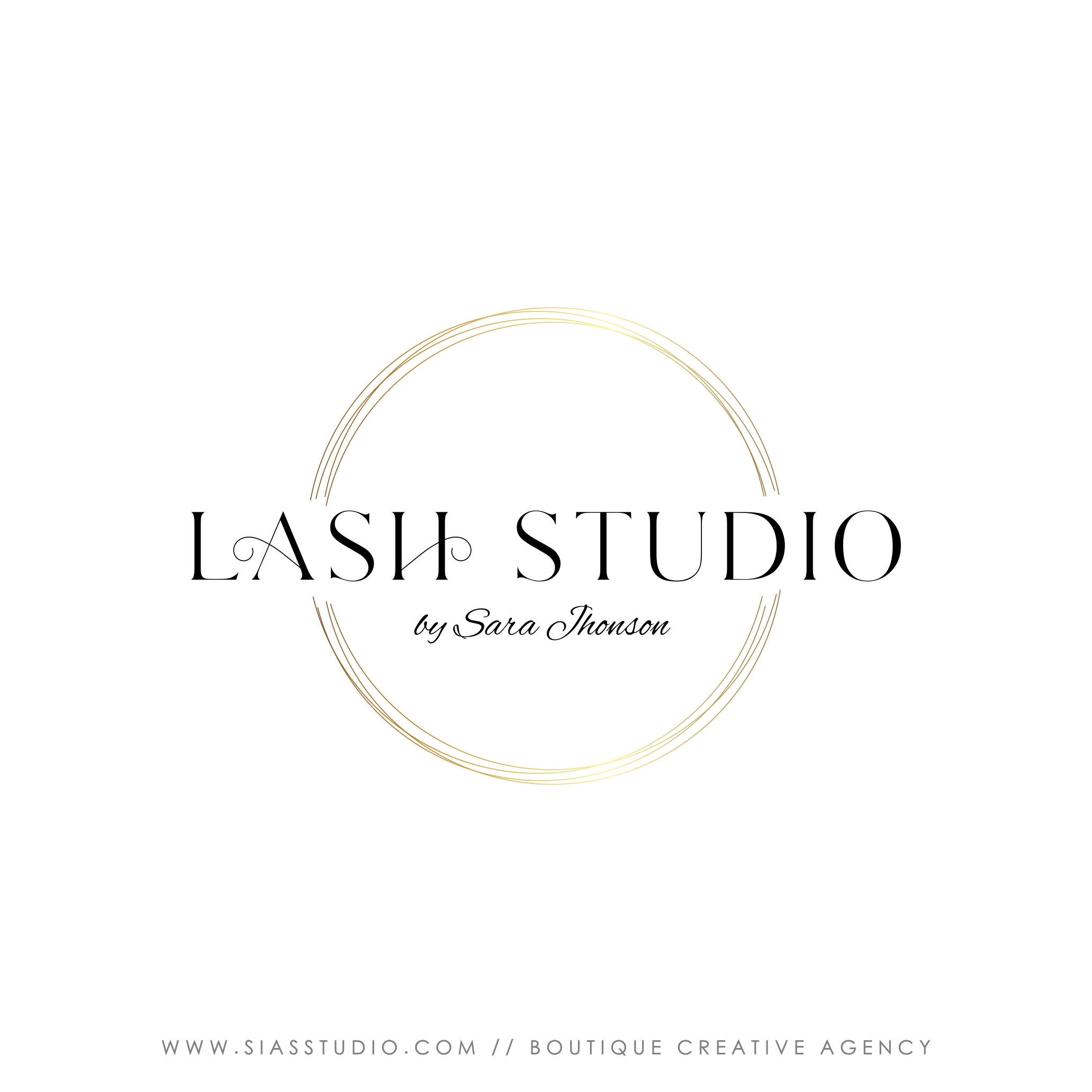 Lash Studio - Logo design • Design your logo with me! - Sias Studio