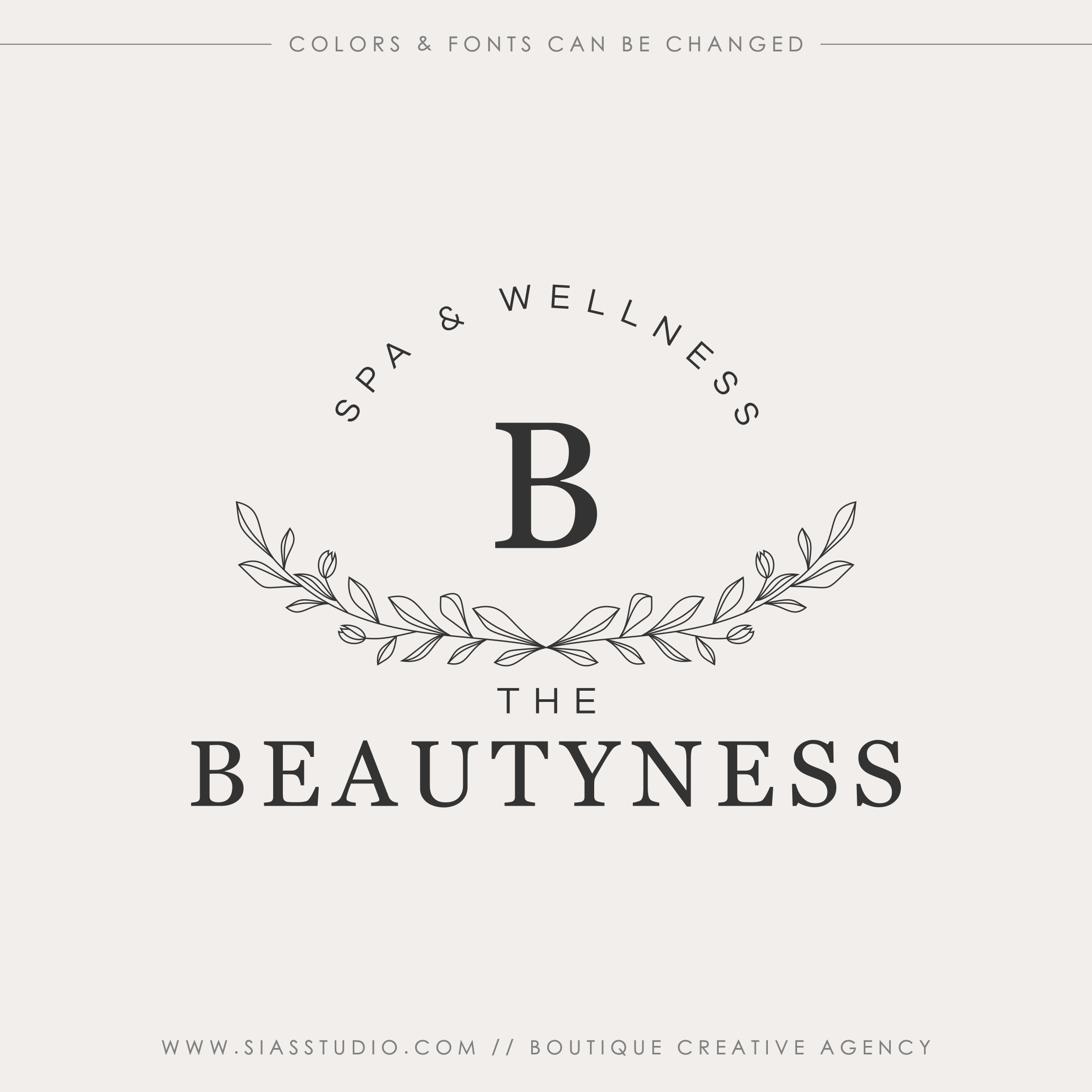 The Beautyness - Logo design • Design your logo with me! - Sias Studio