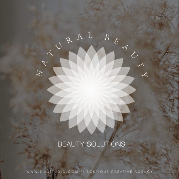 Sias Studio - Logo design Natural Beauty Filigrana bianca