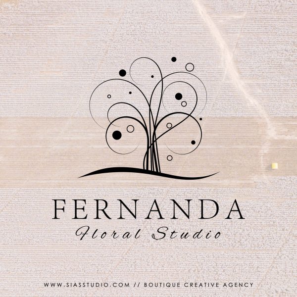 Sias Studio - Logo design Fernanda Filigrana nera