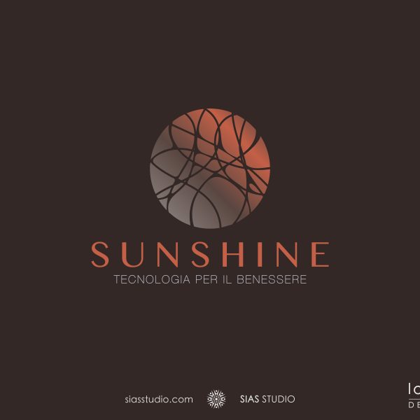 Logo design precostruito "Sunshine" Design caldo con cerchio decorato