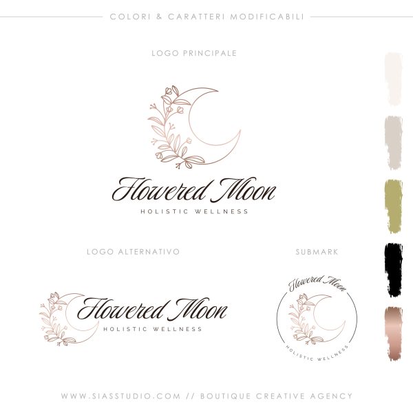 Flowered Moon - Pacchetto di branding