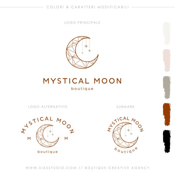 Mystical Moon - Pacchetto di branding