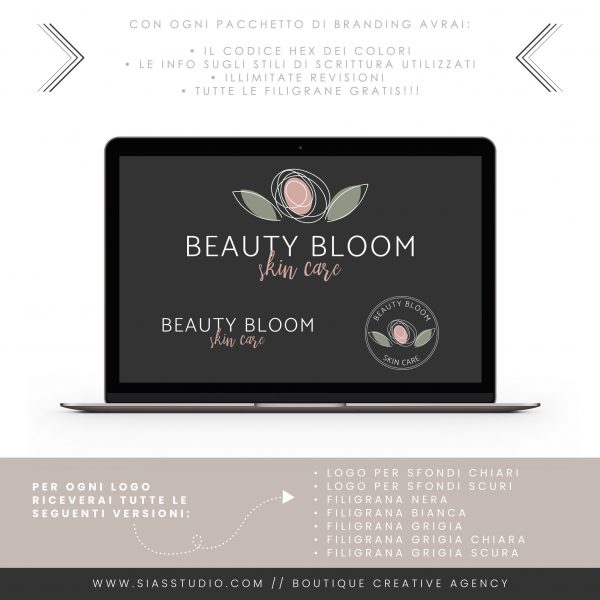 Beauty Bloom - Pacchetto di branding