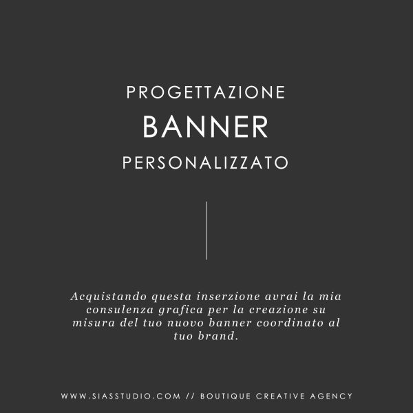 Progettazione banner personalizzato