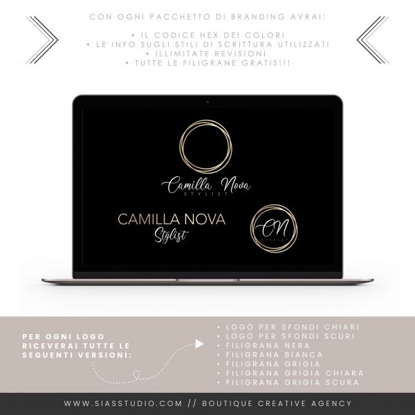 Camilla Nova - Pacchetto di branding