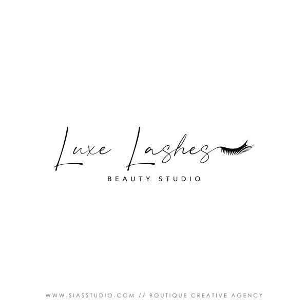 Luxe Lashes - Logo design