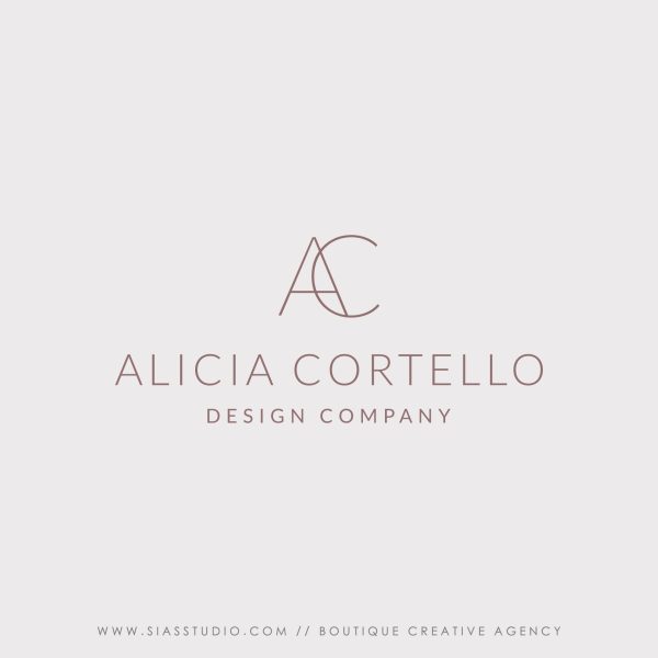 Alicia Cortello - Logo design