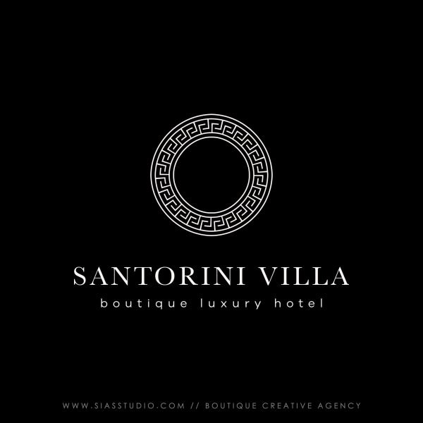 Santorini Villa - Logo design