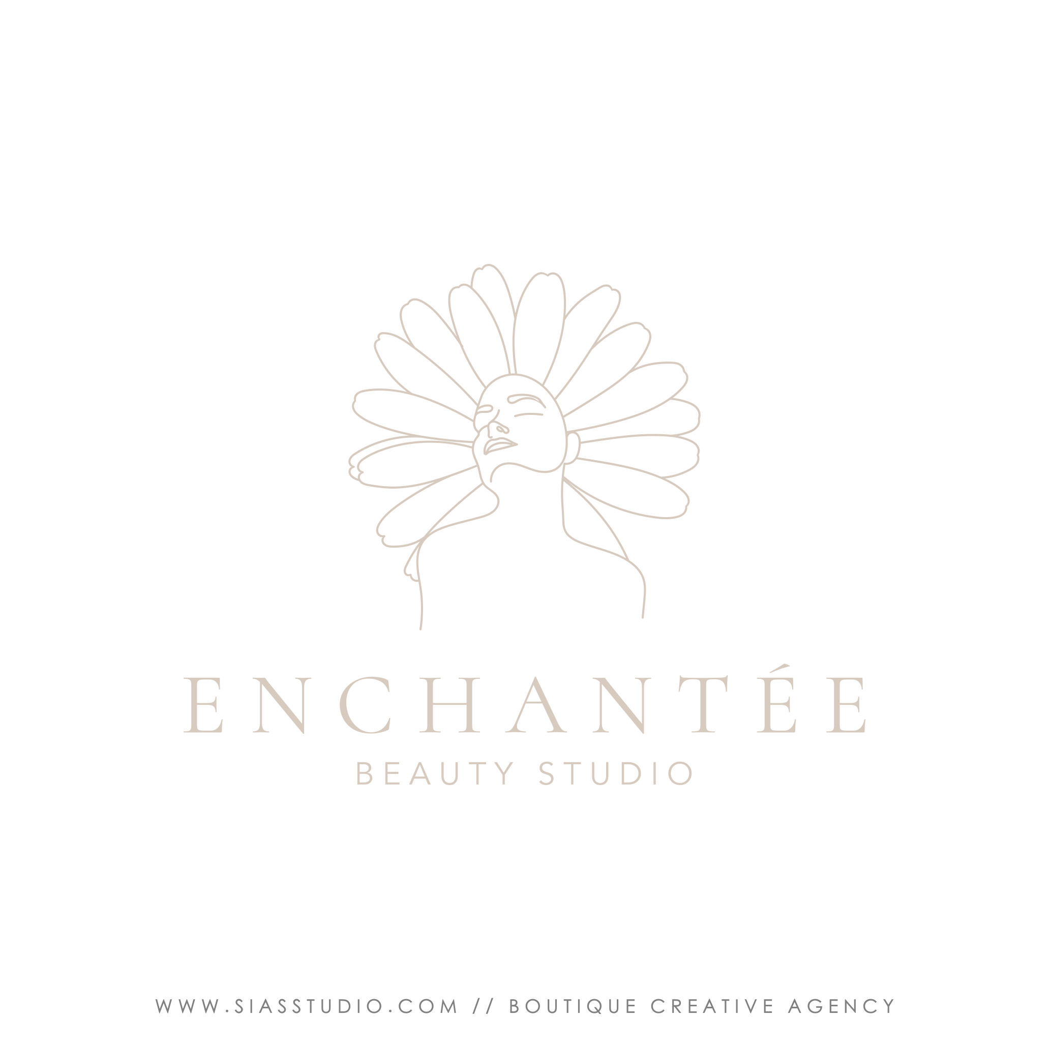 Enchantée - Logo design Sfondo chiaro